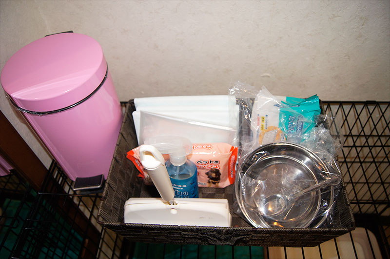 ワンちゃん専用備品